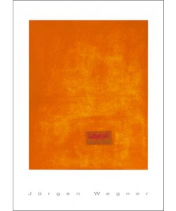 Jürgen Wegner, Untitled, 1991 (orange) (Büttenpapier)