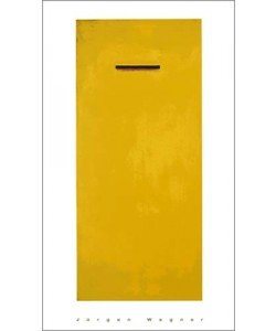Jürgen Wegner, Untitled, yellow (Büttenpapier)