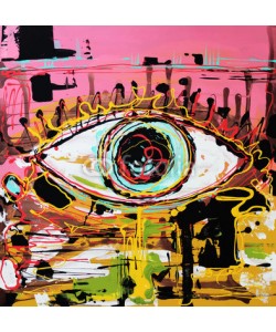 Kara-Kotsya, abstract composition of human eye