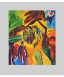 Karl Schmidt-Rottluff, Heuernte (Bütten) (Büttenpapier)