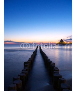 kentauros, Morgendämmerung/Seebrücke in Heringsdorf auf Usedom