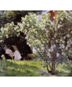 Peder Severin Kroyer, Havepartie Med Marie