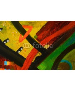 Laurin Rinder, Abstract oil painting