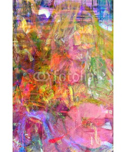 Laurin Rinder, Flower garden in Oil and Pastel