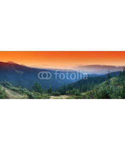 Leonid Tit, morning in mountains