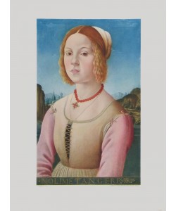 Lorenzo Credi, Bildnis eines jungen Mädchens - Noli me Tangere