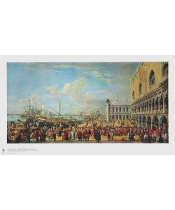 Luca Carlevaris, Vor dem Dogenpalast in Venedig