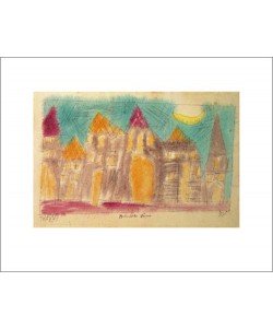 Lyonel Feininger, Beleuchtete Haüser, 1921