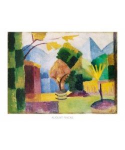 August Macke, Garten am Thuner See