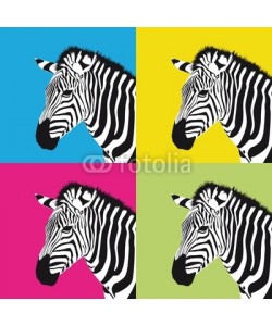 maconga, pop art zebra