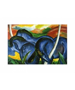 Franz Marc, Die großen blauen Pferde