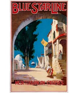 Maurice Randall, Blue Star Line, Mediterranean Cruise