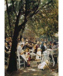 Max Liebermann, Münchner Biergarten