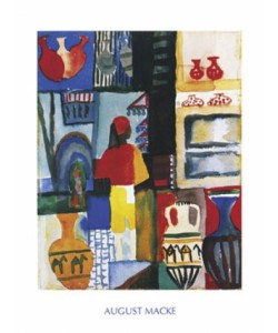 August Macke, Merchant with Jugs