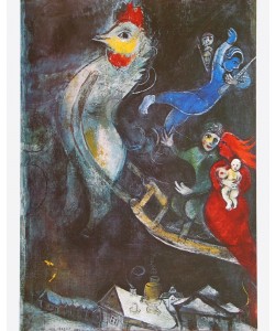 Marc Chagall, Das fliegende Pferd - 1948