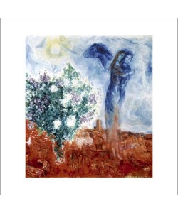 Marc Chagall, Die liebenden über st Paul, 1970/71