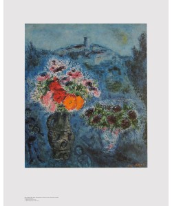 Marc Chagall, Veilchenstrauß
