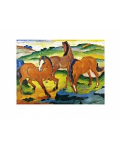 Franz Marc, Die großen roten Pferde
