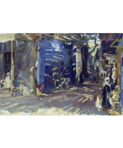 Max Slevogt, Bazarstrasse in Assuan