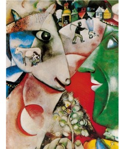 Marc Chagall, I and the village, 1911