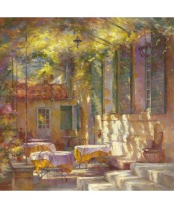 Johan Messely, A lombre de la terrasse