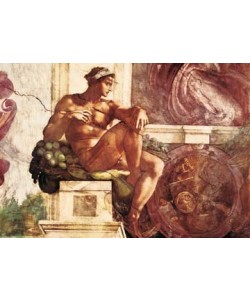 MICHELANGELO BUONARROTI, Die Erschaffung der Gestirne