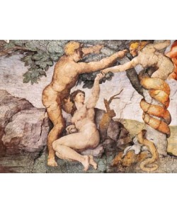 MICHELANGELO BUONARROTI, Sndenfall und Vertreibung aus