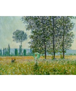 Claude Monet, Sunlight Under The Poplars