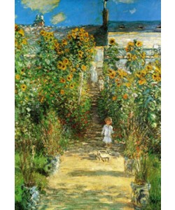 Claude Monet, Artist \'s Garden at Vetheuil