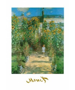 Claude Monet, Artist \'s Garden at Vetheuil