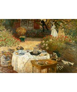 Claude Monet, The Luncheon: Monet \'s Garden at Argenteuil