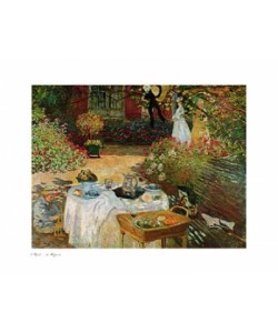 Claude Monet, The Luncheon: Monet \'s Garden at Argenteuil
