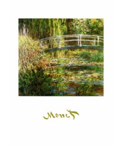 Claude Monet, Seerosen & Japanische Brücke