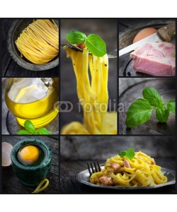 mythja, Pasta carbonara collage
