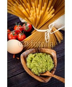 Alu-Dibond-Bild mythja, Pasta ingredients