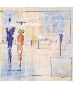 Neumark Joram, Walk On By IV (Creme/Blue)