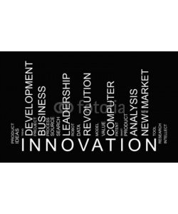 ngaga35, Innovation word concept in barcode with supporting words