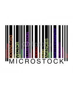 ngaga35, MICROSTOCK  word concept in barcode with supporting words, moder