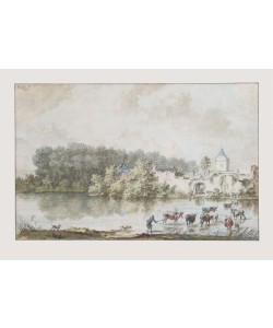 Nicolaes Pietersz Berchem, Die Furt
