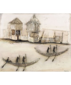 Jan Eelse Noordhuis, Boats on the River II