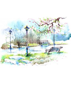 okalinichenko, Spring in the city