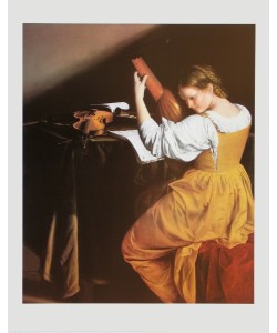 Orazio Gentileschi, Die Lauten-Spielerin