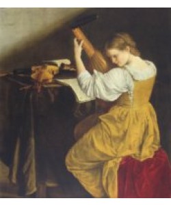 Orazio Gentileschi, Die Lauten-Spielerin
