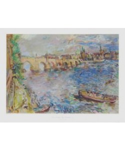Oskar Kokoschka, Die &#34Karlsbrücke&#34 in Prag