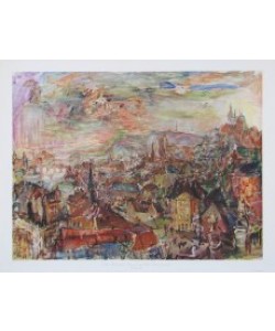 Oskar Kokoschka, Prag, von der Villa Kramar