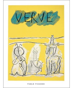 Pablo Picasso, Cover for Verve, 1951 (Büttenpapier)