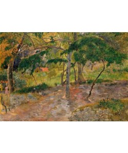 Paul Gauguin, Tropische Landschaft auf Martini