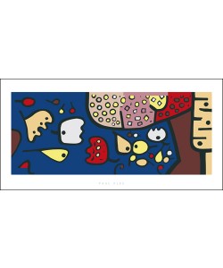 Paul Klee, Früchte auf Blau, 1938 (Büttenpapier)