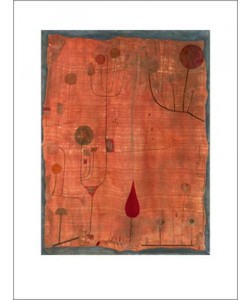 Paul Klee, Früchte auf rot, 1930