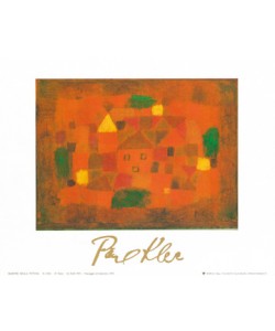 Paul Klee, Paesaggio al tramonto, 1923